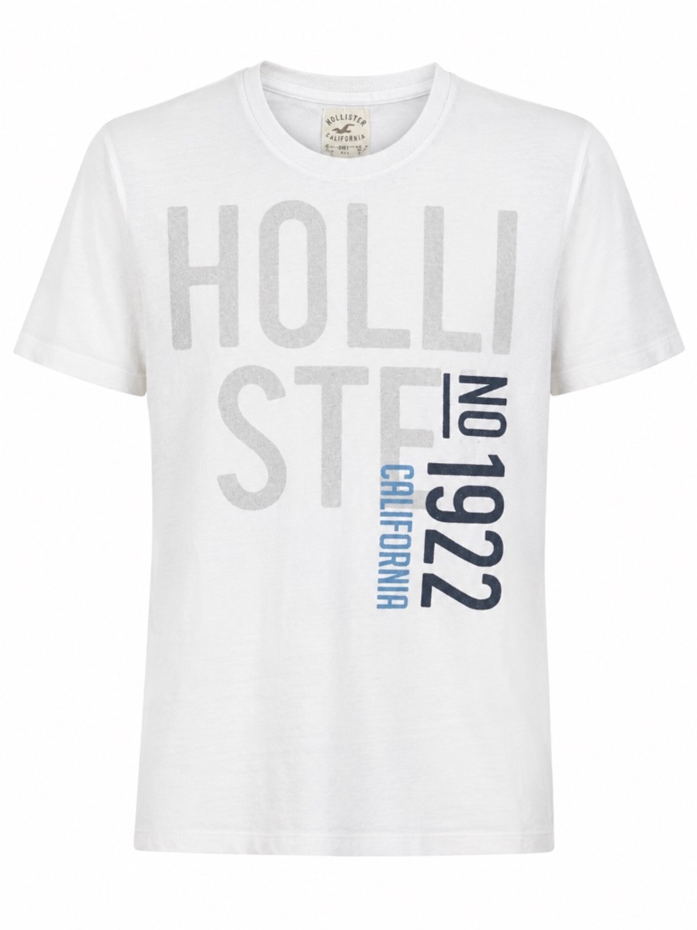 Vintage Y2K Hollister California 1922 Graphic Tee White Small